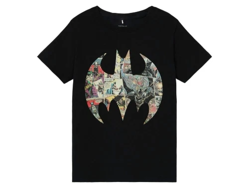 Name It t-shirt sort med Batman print